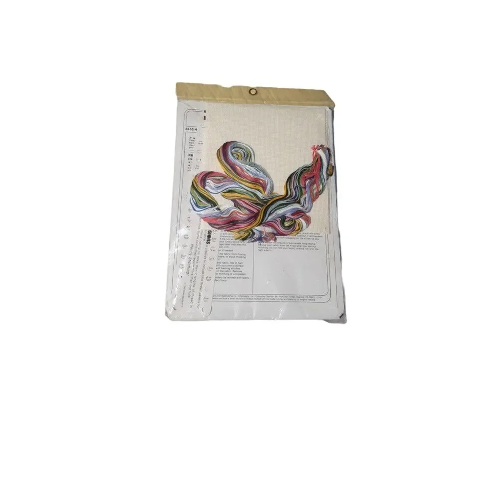 Dimensions Cross Stitch Lot of 2 Beige Multi Color Seal in Package